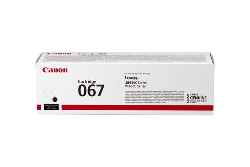 Cartouche de Toner Noir Canon 067 – Original CRG 067 pour i-SENSYS