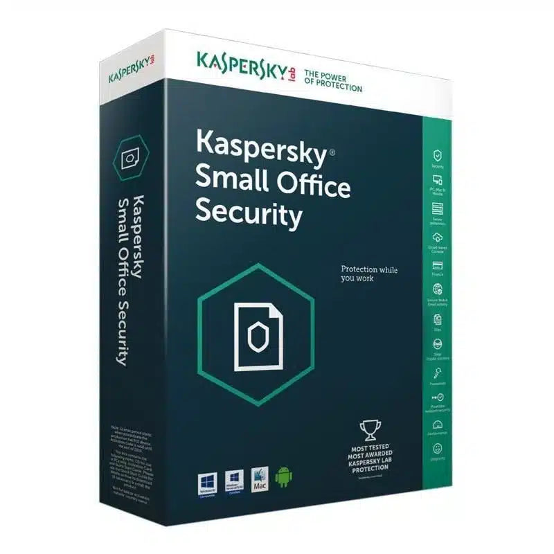 Kaspersky Small Office Security 7 – 5 Postes + 1 Serveur de fichiers | 1 An