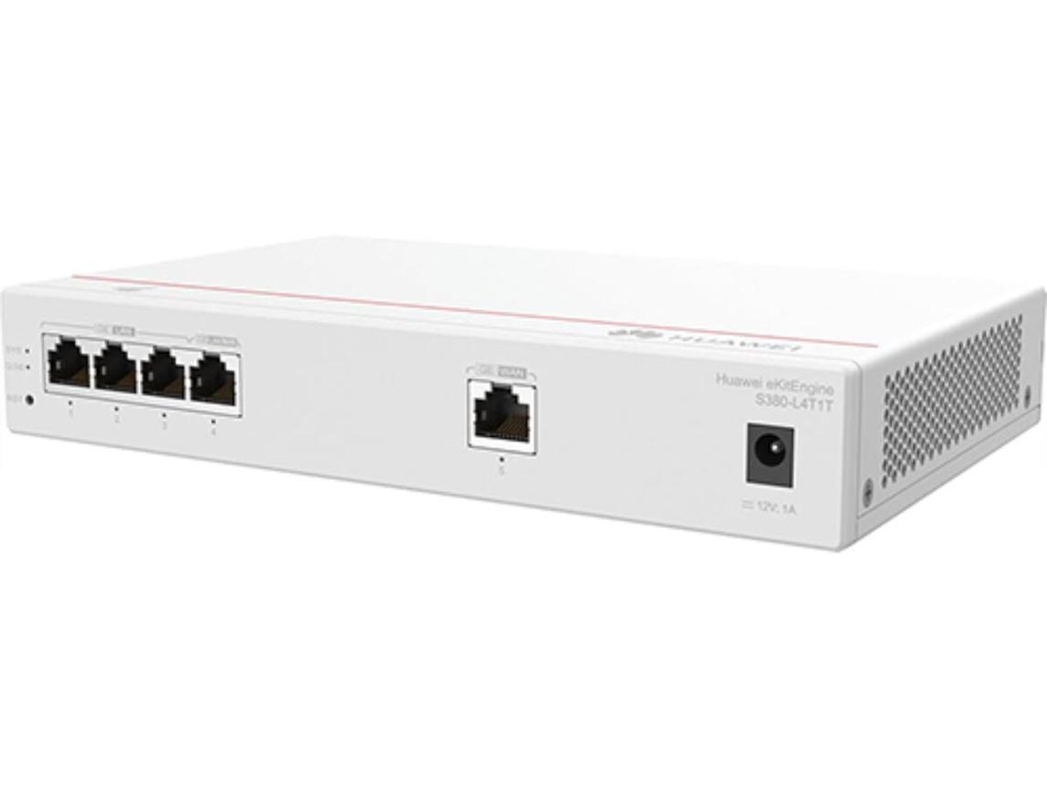 Huawei S380-L4T1T | Routeur Entreprise 2 WAN + 4 LAN Gigabit | Jusqu’à 200 Utilisateurs avec Contrôleur AP (WAC 32 AP)