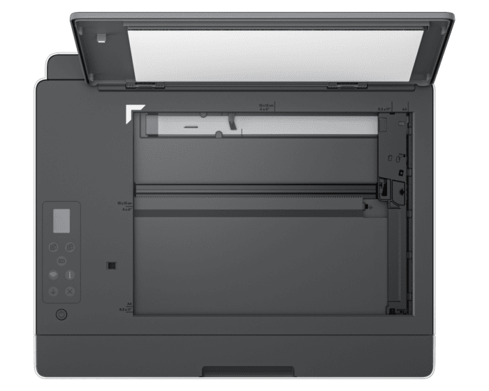 Imprimante Multifonction HP Smart Tank 580 – Couleur, Wi-Fi, USB 2.0, Bluetooth LE, Gris