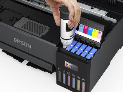 Epson EcoTank L8050 – Imprimante Photo 6 Couleurs & Impression sur Cartes PVC