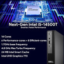 Dell Precision 3280 Micro (QCM1250) – Intel Core i5-14500T vPro (14 Cœurs), 8GB DDR5, 512GB SSD NVMe – PC Ultra-Compact Hautes Performances