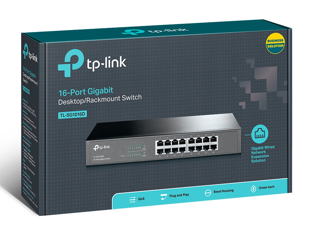 TP-Link TL-SG1016DE – Switch Easy Smart 16 Ports Gigabit 1U 19"