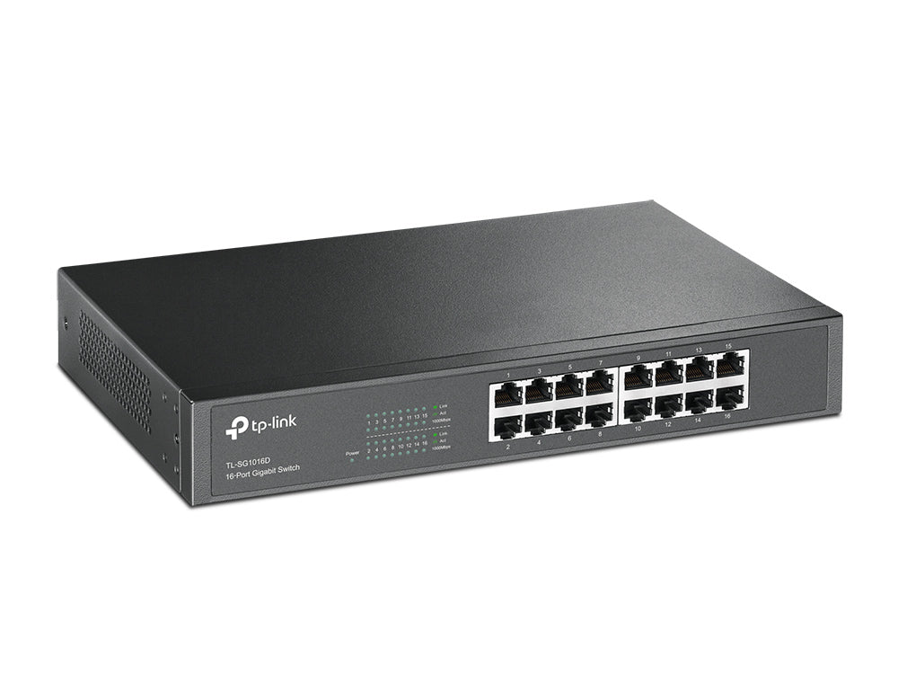 TP-Link TL-SG1016DE – Switch Easy Smart 16 Ports Gigabit 1U 19"