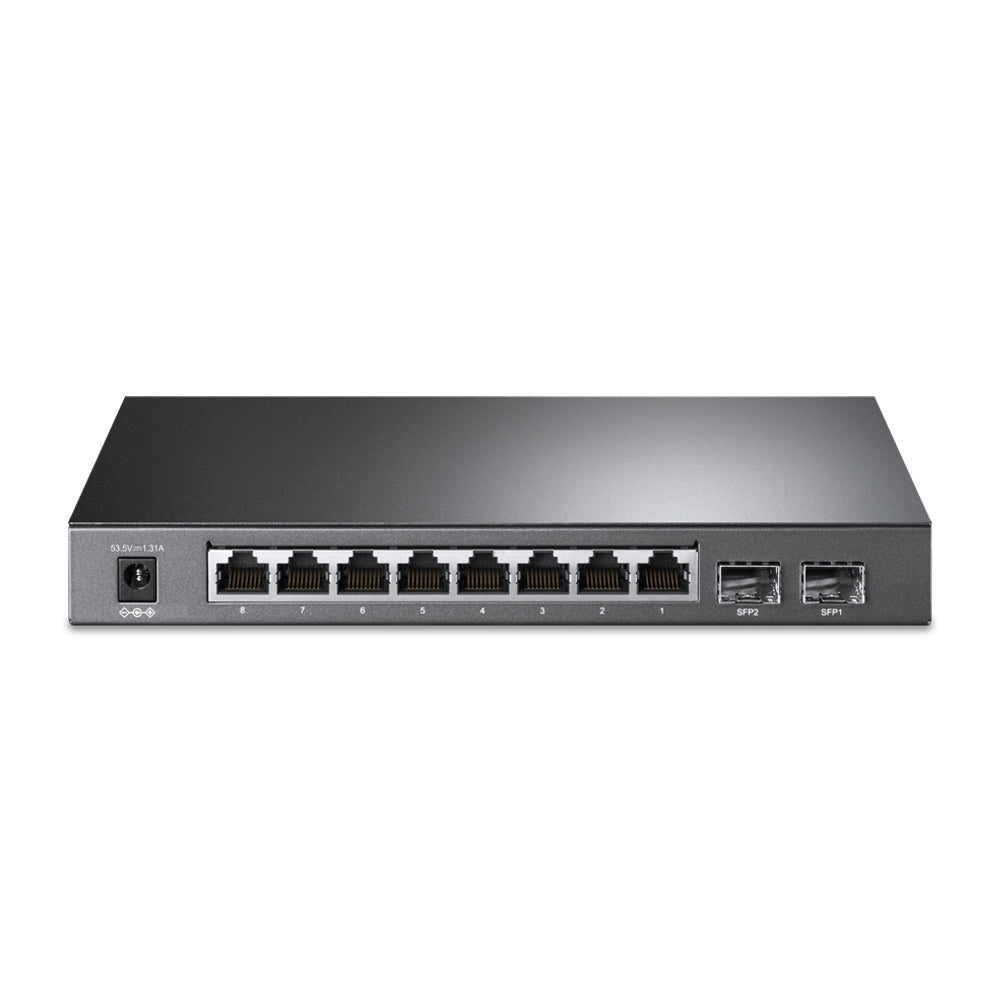 TP-Link JetStream TL-SG2210P – Switch 8 Ports Gigabit PoE+ et 2 SFP
