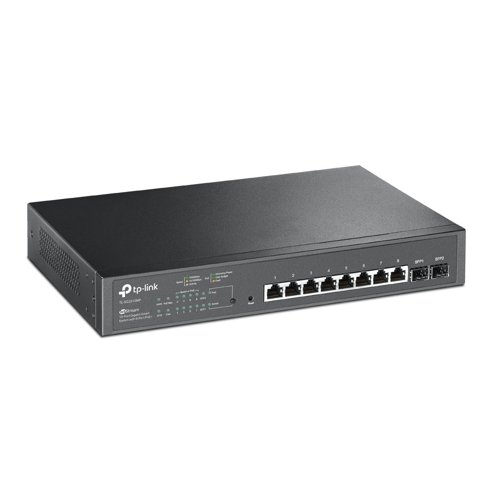 TP-Link JetStream TL-SG2210P – Switch Smart 10 Ports dont 8 Ports PoE+