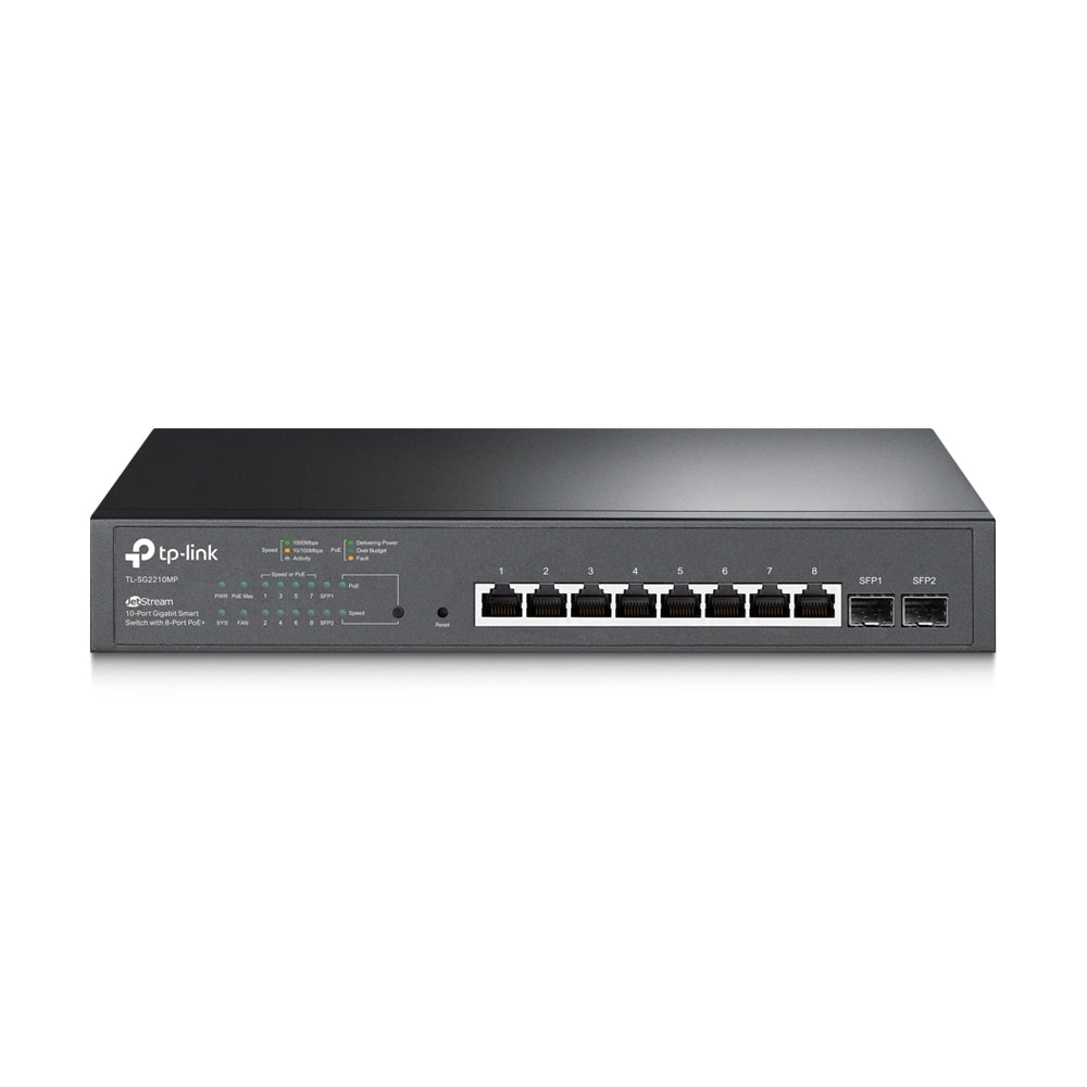 TP-Link JetStream TL-SG2210P – Switch Smart 10 Ports dont 8 Ports PoE+