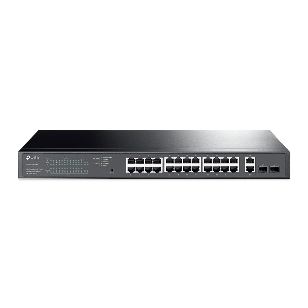 TP-Link TL-SG2428P – Switch 28 Ports Gigabit dont 24 Ports PoE+ Rackable 1U