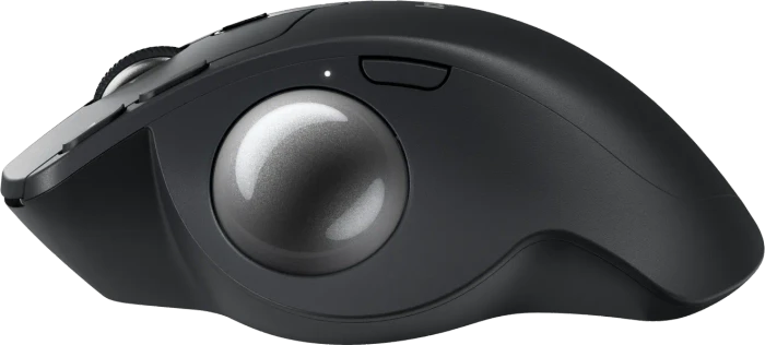 Logitech MX Ergo S – Souris Trackball Sans Fil Ergonomique, Bluetooth & 2.4GHz, Graphite