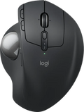 Logitech MX Ergo S – Souris Trackball Sans Fil Ergonomique, Bluetooth & 2.4GHz, Graphite