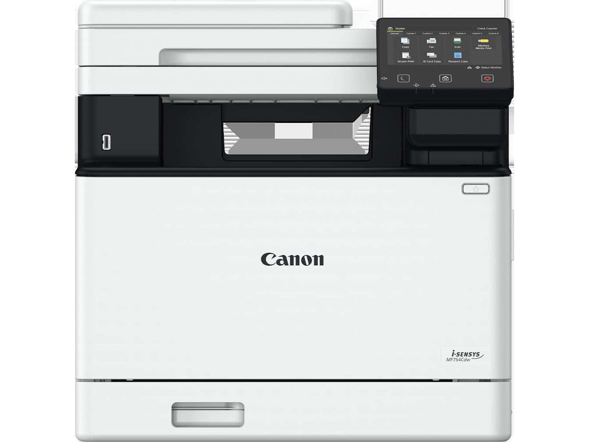 Canon i-SENSYS MF754Cdw – Multifonction Laser Couleur A4 4-en-1 33 PPM