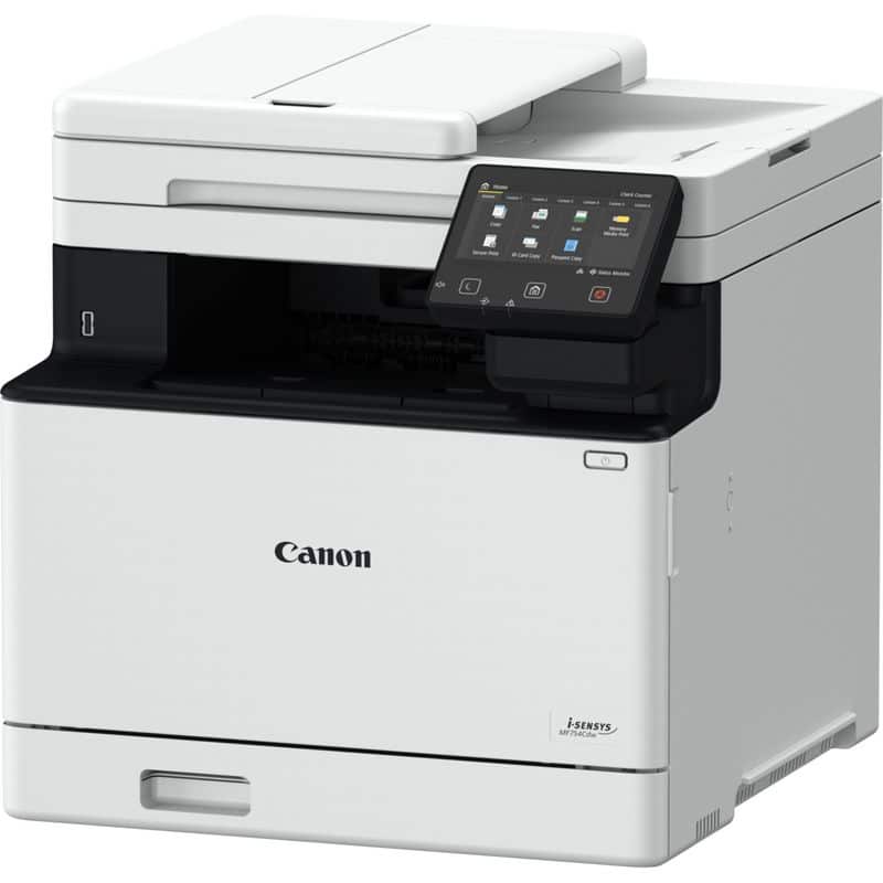 Canon i-SENSYS MF754Cdw – Multifonction Laser Couleur A4 4-en-1 33 PPM