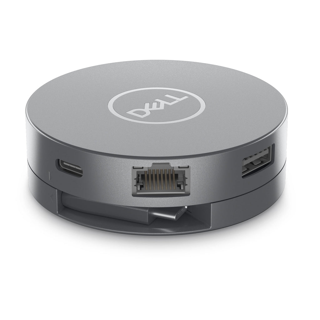 Dell DA305 – Adaptateur Multiport USB-C 6-en-1 : HDMI, DisplayPort, 2x USB-A, USB-C (Data & Power Pass-through), Ethernet RJ-45