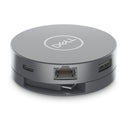 Dell DA305 – Adaptateur Multiport USB-C 6-en-1 : HDMI, DisplayPort, 2x USB-A, USB-C (Data & Power Pass-through), Ethernet RJ-45