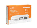 Aruba Instant On 1430 16G PoE | Switch Réseau 16 Ports Gigabit Class 4 PoE 124W | Solution Professionnelle pour PME