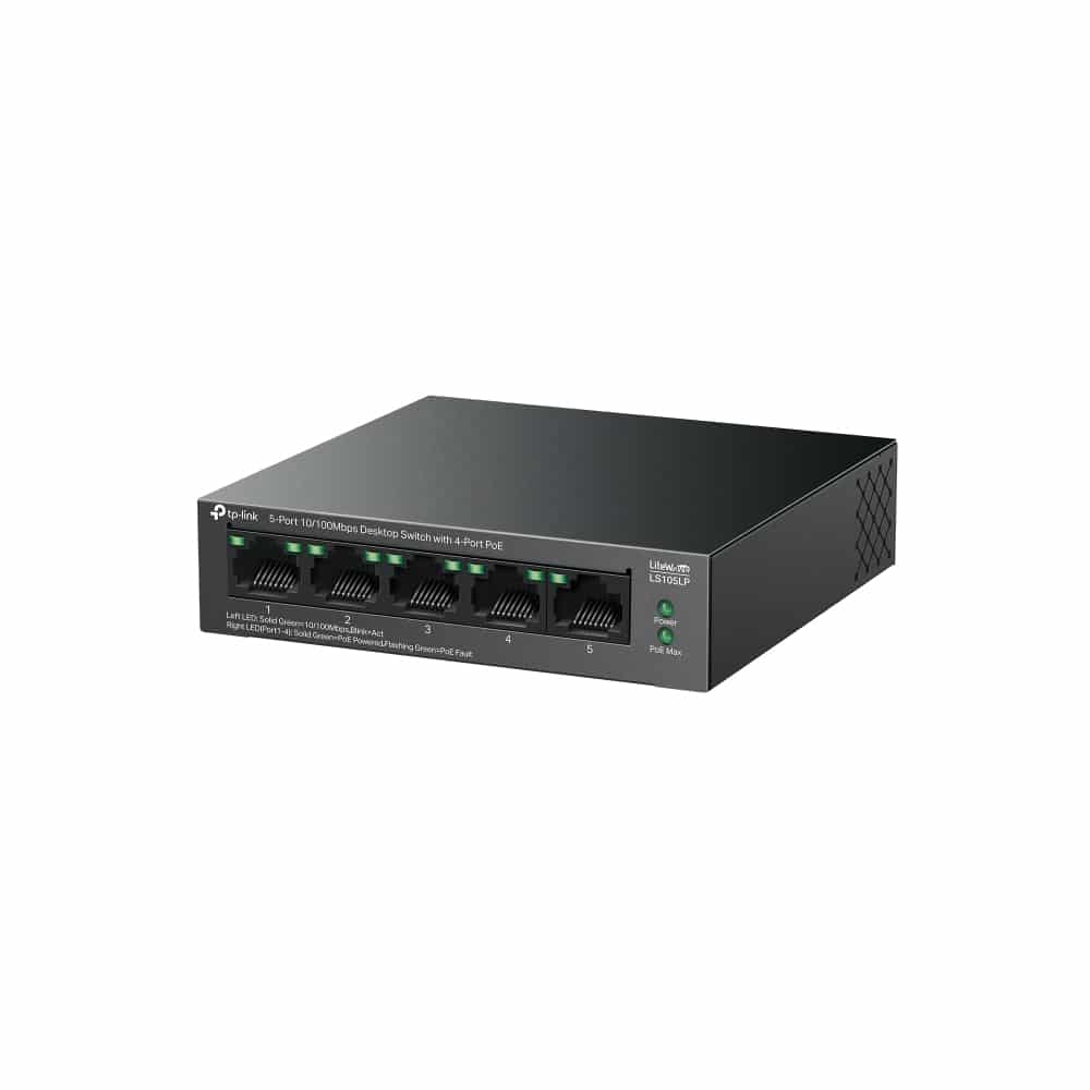 TP-Link TL-SG1005P – Switch 5 Ports Gigabit dont 4 Ports PoE+ 65W