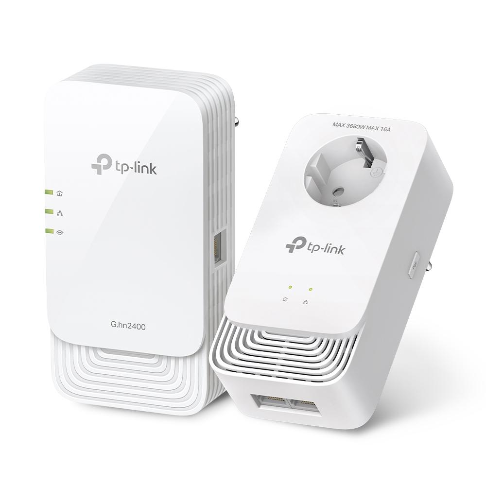 TP-Link AX1800 CPL G.hn2400 | WiFi 6 Powerline | Extension Réseau Haute Vitesse via Prise Électrique