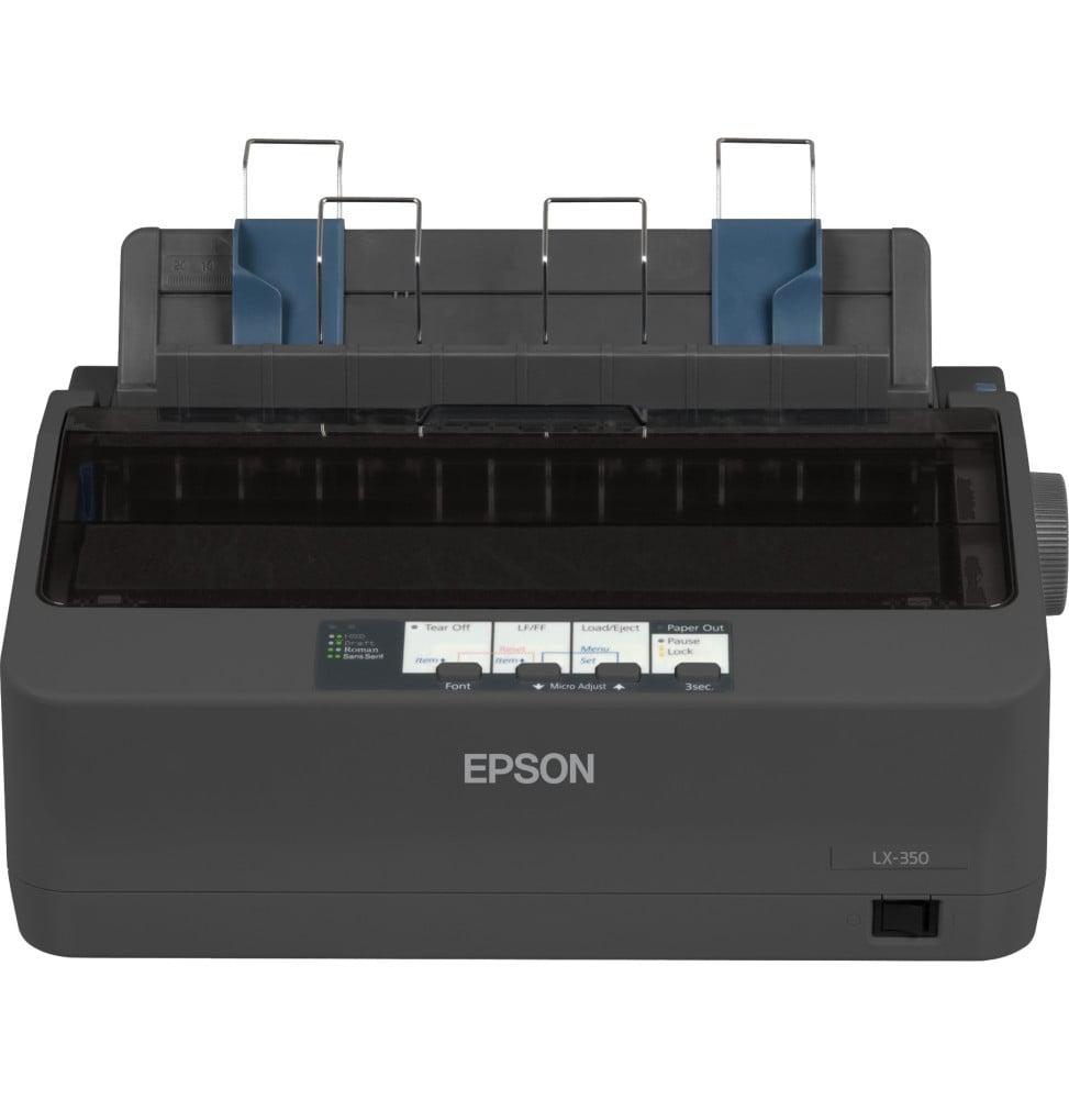 Epson LX-350 | Imprimante Matricielle 9 Aiguilles 80 Colonnes | Multicopie 1+4 avec USB & Parallèle