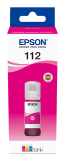 Bouteille d'Encre Epson 112 Magenta – Encre Pigmentaire EcoTank 70ml