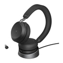 Jabra Evolve 75 MS Stereo – Casque Sans Fil ANC, Adaptateur USB-C Link 380c, Certifié Microsoft Teams, Double Bluetooth