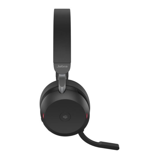 Jabra Evolve 75 MS Stereo – Casque Sans Fil ANC, Adaptateur USB-C Link 380c, Certifié Microsoft Teams, Double Bluetooth