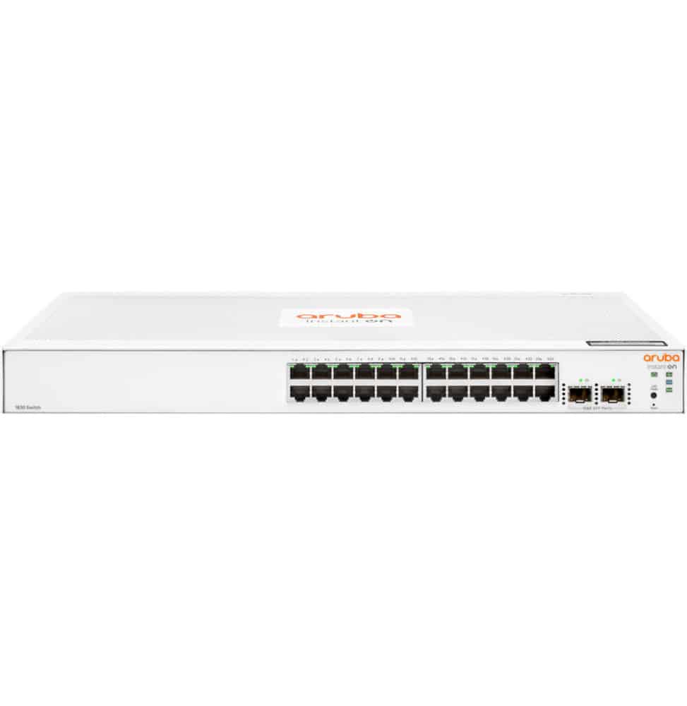 Aruba Instant On 1830 24G Switch – Commutateur JL812A 24 Ports + 2 SFP
