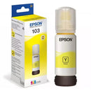 Bouteille d'Encre Epson 103 Jaune – Recharge Originale EcoTank 65ml