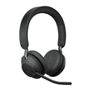 Jabra Evolve 65 SE MS Stereo – Casque Sans Fil Bluetooth, Certifié Microsoft Teams, avec Adaptateur Link 380a USB-A, Noir