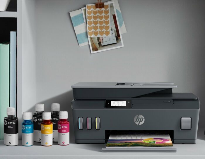 Imprimante Multifonction HP Smart Tank 615 – Couleur, Wi-Fi, USB 2.0, Bluetooth LE, Télécopie, ADF