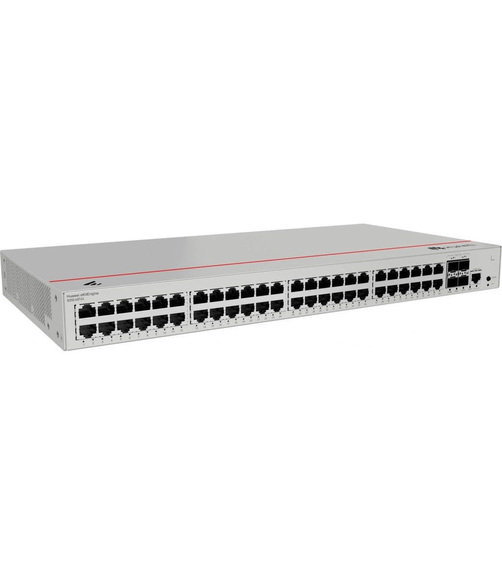 Huawei S310-48P4X – Switch 48 Ports Gigabit PoE+ 380W et 4 SFP+ 10GE