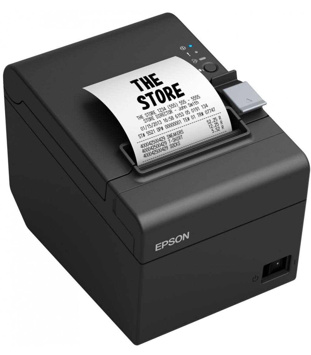 Epson TM-T20III (012) | Imprimante POS Thermique WiFi USB + Série + Ethernet | Vitesse 250 mm/s & Haute Fiabilité