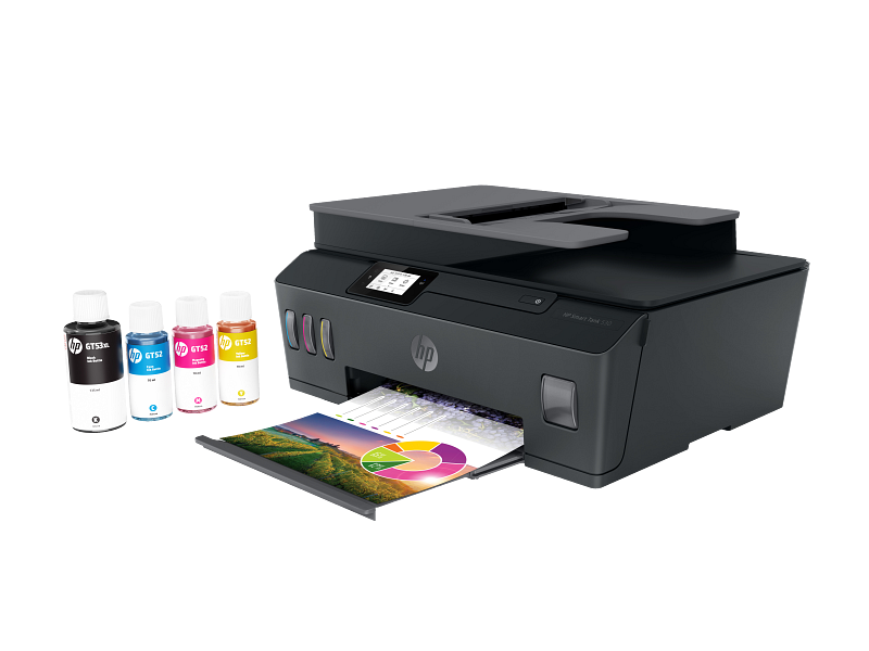 Imprimante Multifonction HP Smart Tank 530 – Couleur, Wi-Fi, USB 2.0, Bluetooth LE, ADF