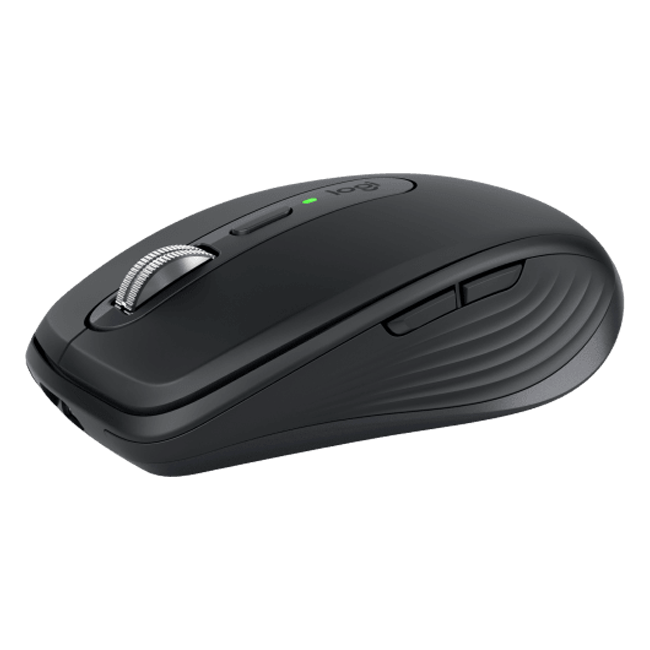 Souris Sans Fil Logitech MX Anywhere 3S – Performance 8K DPI, Connectivité Double (BT/2.4GHz), Graphite