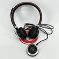 Jabra Evolve 40 UC Stereo – Casque Filaire USB & Jack 3,5 mm, Réduction de Bruit Passive, Busylight, Certifié UC