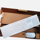 Pack Clavier et Souris Sans Fil Dell KM636 – AZERTY Français, Design Slim, Autonomie 12 Mois, Blanc