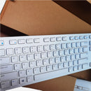 Pack Clavier et Souris Sans Fil Dell KM636 – AZERTY Français, Design Slim, Autonomie 12 Mois, Blanc