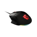 Souris Gaming Filaire MSI Clutch – Capteur Optique Haute Précision, DPI Réglable, Design Ergonomique & Rétroéclairage LED Rouge (Édition Loot Box)