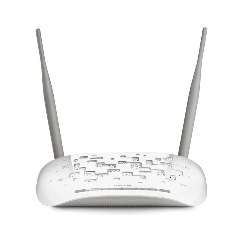 TP-Link Wireless N ADSL2+ | Routeur Modem WiFi 300 Mbps | 4 Ports LAN pour Connexion Stable et Rapide